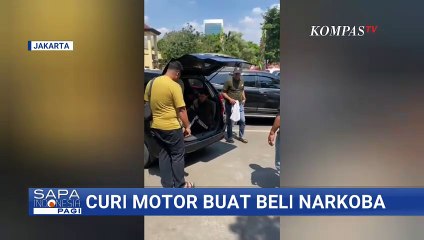 Curi Motor untuk Beli Narkoba, Tiga Pelaku Ditangkap di Bawah Jembatan Tol | SAPA PAGI