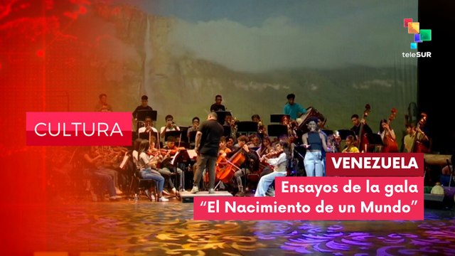 Ensayo Gala 20º aniversario teleSUR CULTURA EDICIÓN CENTRAL 29-07-2025