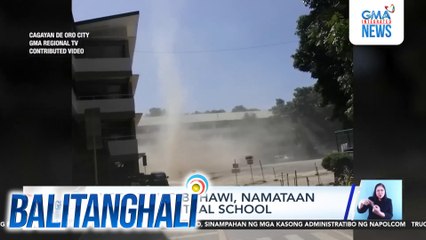 Dust devil o buhawi, namataan sa Bulua Central School | Balitanghali