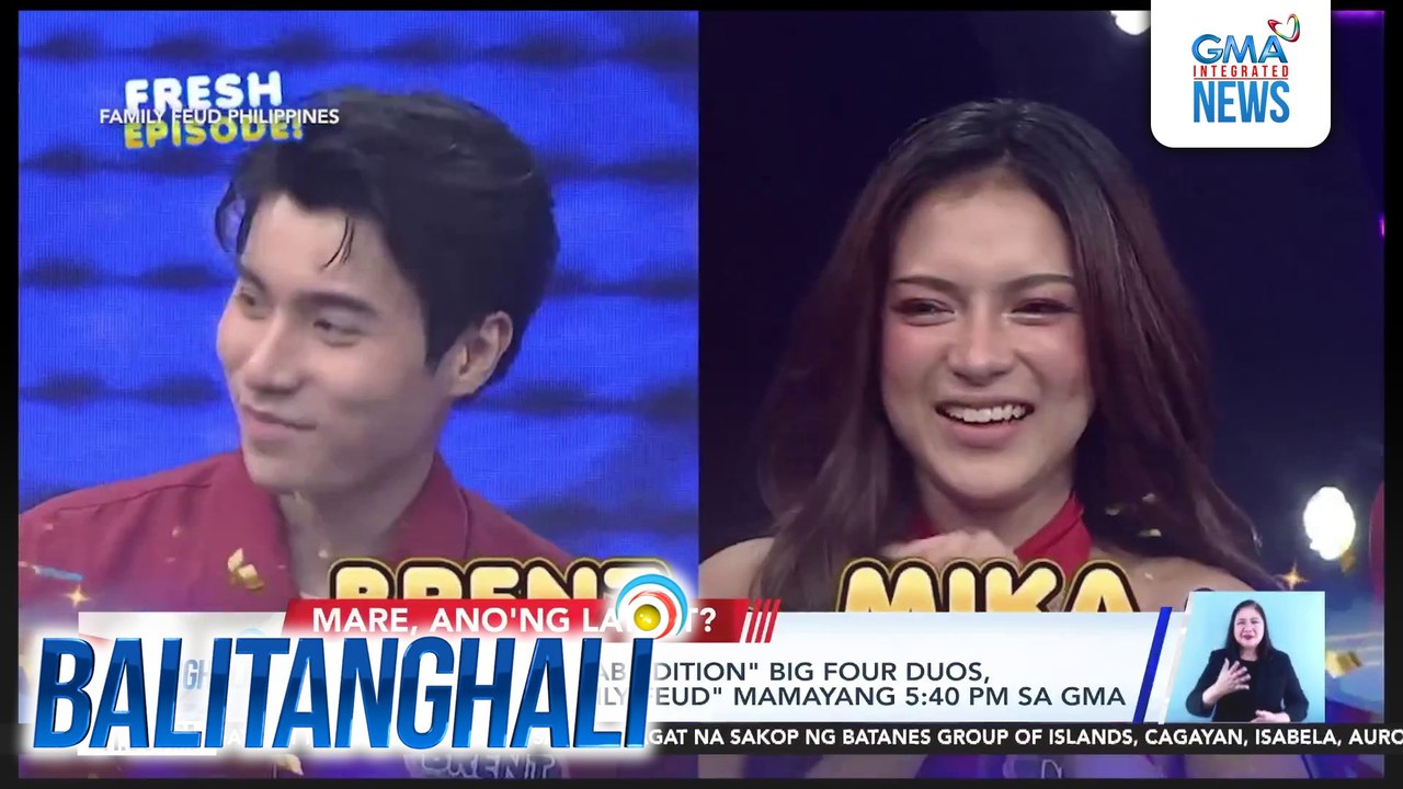 "PBB Celebrity Collab Edition" Big Four Duos, maglalaro sa "Family Feud" mamayang 5:40 pm sa GMA | Balitanghali