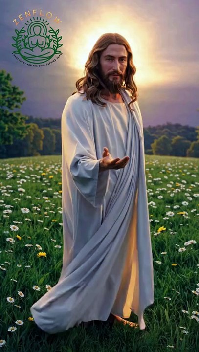 Shorts 2 🌻🧘‍♂️Moments of Stillness with Christ💕Faith in Jesus🎼Meditative Relaxation Music🙏God Message Today💕