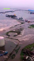 Impresionantes imágenes del impacto del Tsunami en Rusia 🇷🇺