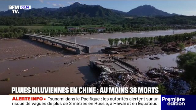 Des pluies diluviennes ont frappé la Chine et fait au moins 38 morts