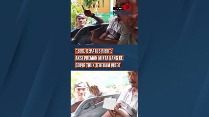 “Bos, Seratus Ribu” Aksi Preman Minta Uang ke Sopir Truk Terekam Video