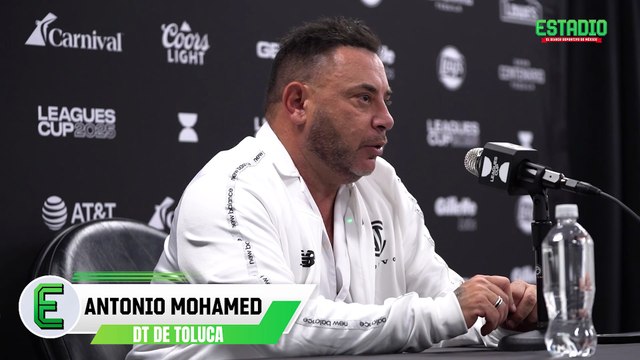 Mohamed APLAUDE el CARÁCTER del Toluca | Estadio Deportes