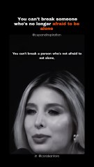 You Can’t Break Someone Who Learned to Stand Alone