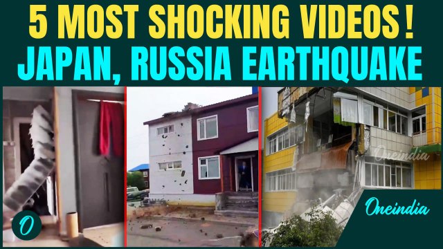 VIDEOS: Devastation caught on cam! Chaos in Russia & Japan after Massive Earthquake | U.S on Alert