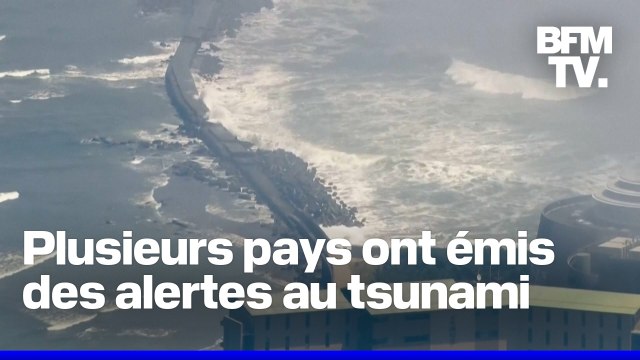 Alerte au tsunami dans plusieurs pays après un séisme de magnitude 8,8 au large de la Russie