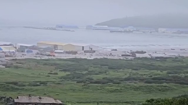 PRIMEROS DAÑOS del TSUNAMI | ASÍ LLEGÓ la GRAN OLA a las COSTAS RUSAS tras el TERREMOTO