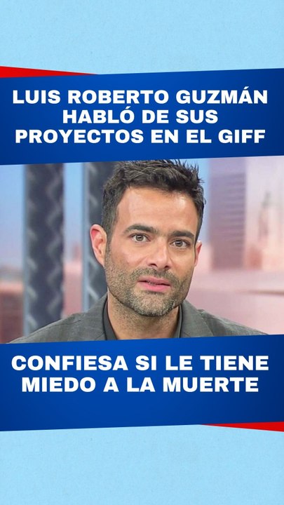 Luis Roberto Guzmán habló de sus proyectos profesionales en el Festival Internacional de Cine de Guanajuato