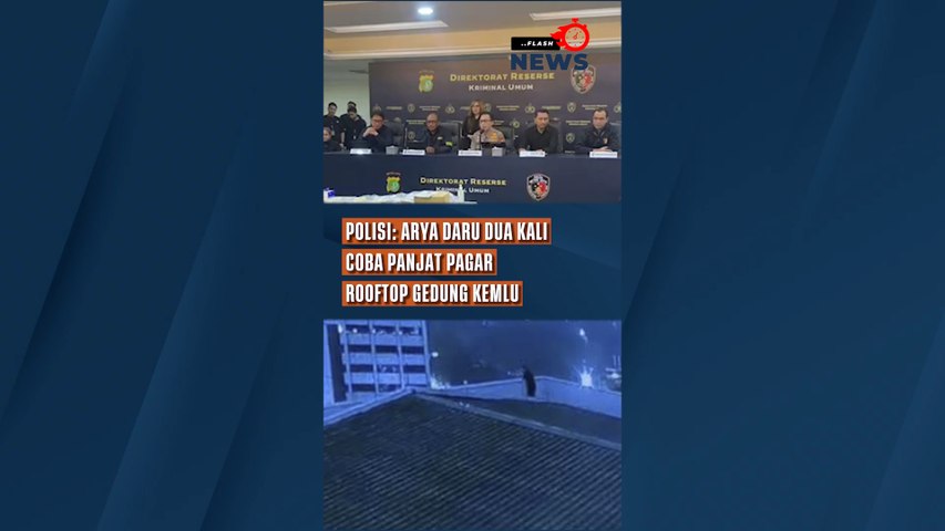Polisi: Arya Daru Dua Kali Coba Panjat Pagar Rooftop Gedung Kemlu Sebelum Ditemukan Tewas