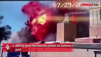ABD'de pelet fabrikasında şiddetli patlama
