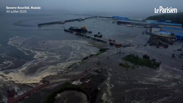 Tsunami : des vagues frappent les côtes russes du Kamchatka
