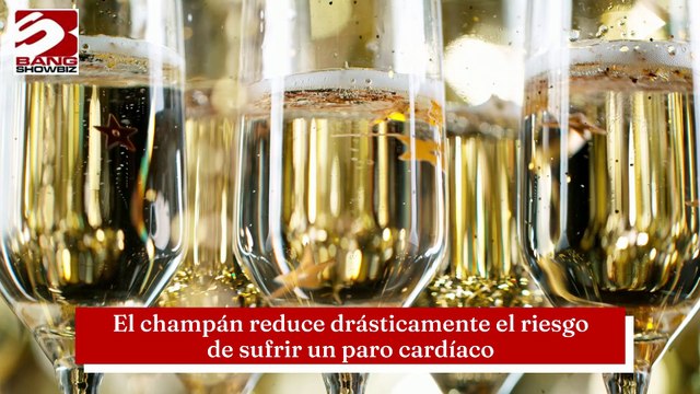 El champán reduce drásticamente el riesgo de sufrir un paro cardíaco