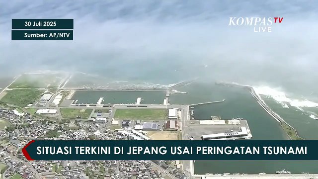 Gelombang Air Laut Tsunami Capai Pantai Hokkaido Jepang, Pasca Gempa Magnitudo 8,7 di Rusia