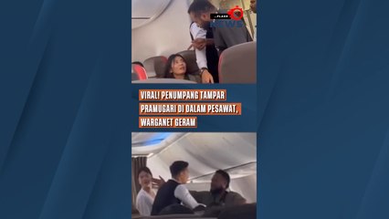 Viral! Penumpang Tampar Pramugari di Dalam Pesawat, Warganet Geram