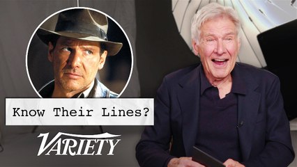 Does Harrison Ford Know His Lines?