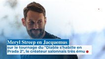 Meryl Streep en Jacquemus sur le tournage du  