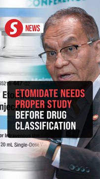 Study needed before classifying etomidate as a dangerous drug, says Dzulkefly