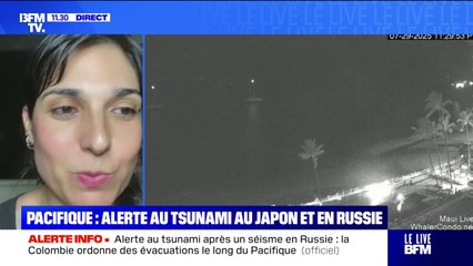 "L'alerte maximale (au tsunami) a été levée", explique cette Française résidant à Hawaï