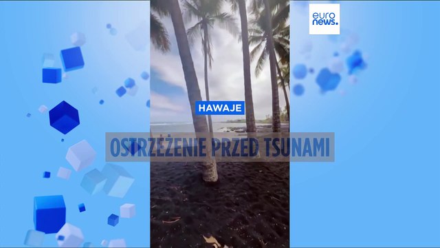 Pierwsze fale tsunami uderzają w Hawaje po trzęsieniu ziemi na Kamczatce