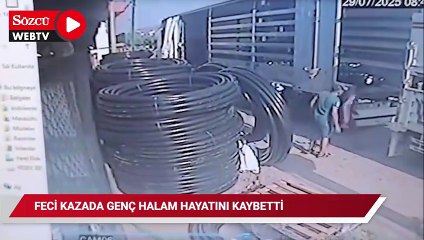 TIR ve kamyonet arasında sıkışan genç hamal hayatını kaybetti