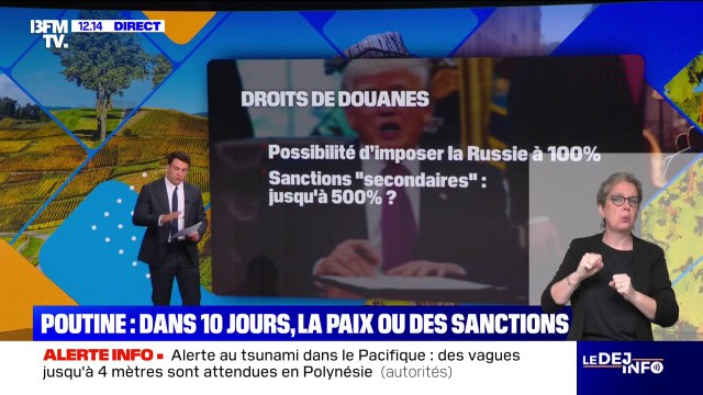Guerre en Ukraine: quelles sanctions pourrait prendre Donald Trump à l'encontre de Vladimir Poutine?