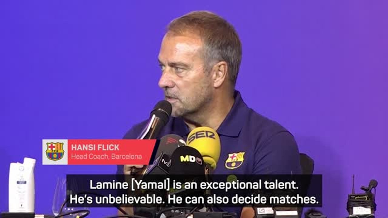 Lamine Yamal 'an exceptional and unbelievable talent' - Flick