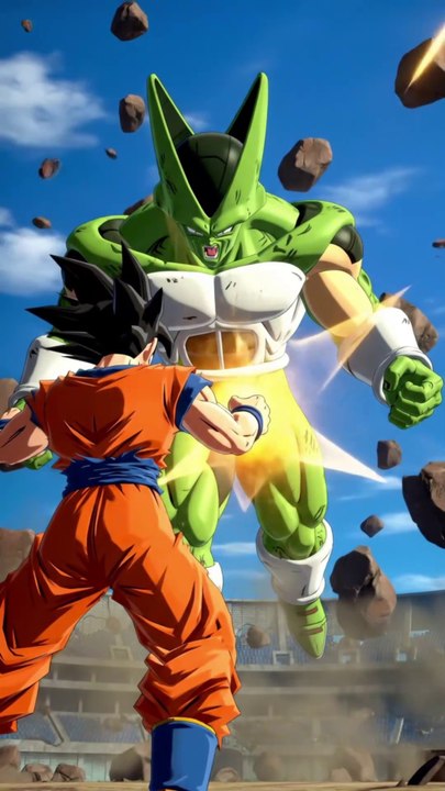 Gohan’s Epic Punch vs Cell! ⚡️ Ultimate Anime Battle Scene | Dragon Ball Z Shorts