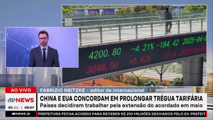 EUA e China fecham acordo para estender trégua tarifária; Beraldo e D’Avila comentam