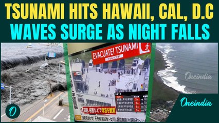 Tsunami Strikes US West Coast After Monster 8.8 Quake—Hawaii Rocked!Urgent Evacuation Warning Issued