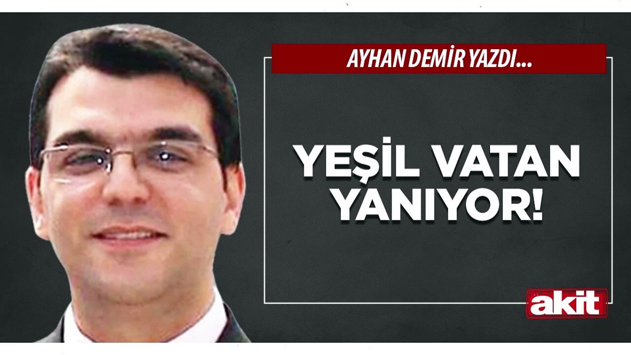 Ayhan Demir: Yeşil vatan yanıyor!