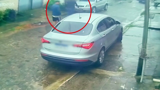 motorista de aplicativo reage a assalto e consegue escapar na região de Jardim Paulista - a câmera do carro pode levar à captura dos criminosos