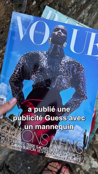 Le magazine "Vogue" publie une publicité avec une mannequin générée grâce à l'intelligence artificielle et provoque la polémique sur les réseaux sociaux - Regardez