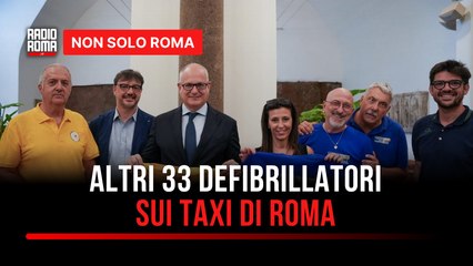 Da Roma Capitale (altri) 33 defibrillatori sui taxi della città, Gualtieri Le nostre strade più sicure