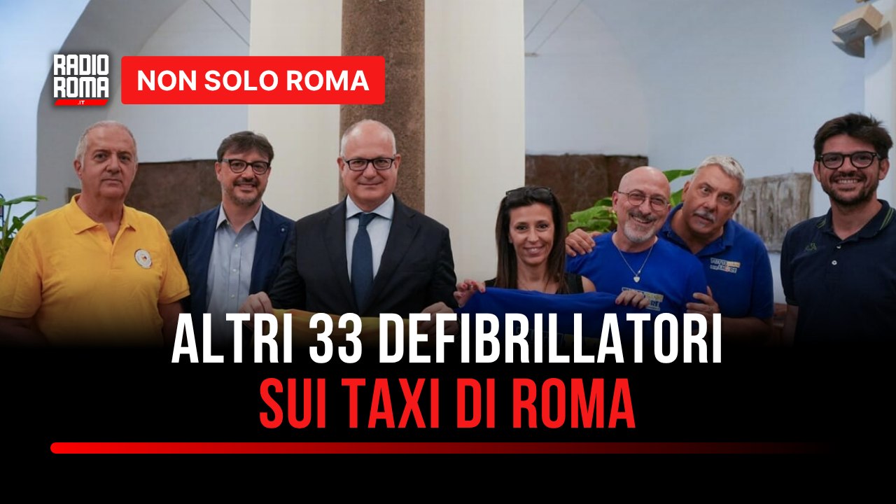Da Roma Capitale (altri) 33 defibrillatori sui taxi della città, Gualtieri Le nostre strade più sicure