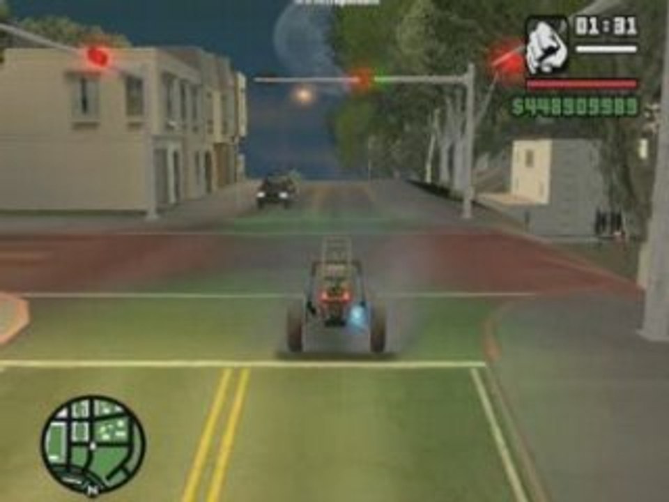 GTA SAN ANDREAS Run Drift & Cascade de taré part 1