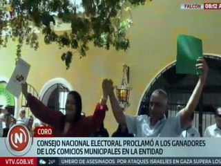 Falcón I Proclaman a Henry Hernández como alcalde para transformar la calidad de vida en Miranda