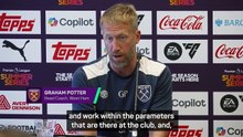 Potter 'really happy' with West Ham's pre-season progress