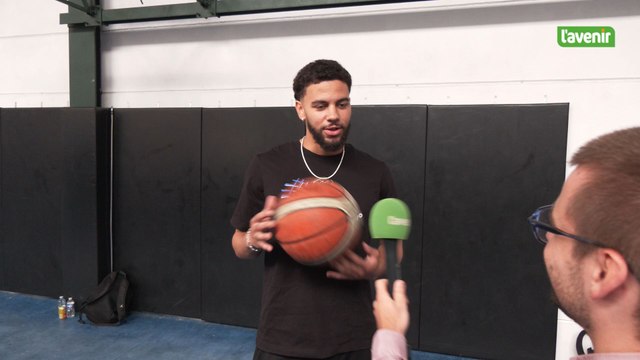 Le Liégeois Ajay Mitchell, champion de NBA, de passage à Alleur