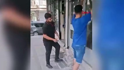Kayıp telefonu için dükkanı bastı, sonra özür dileyip zararı karşıladı