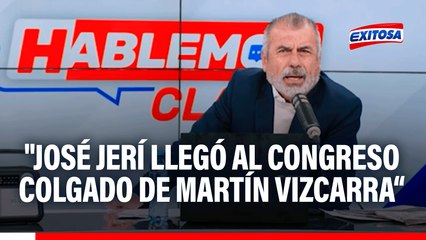 Nicolás Lúcar sobre José Jerí: "Colgado del saco de Martín Vizcarra llegó al Congreso y ahora no se acuerda"