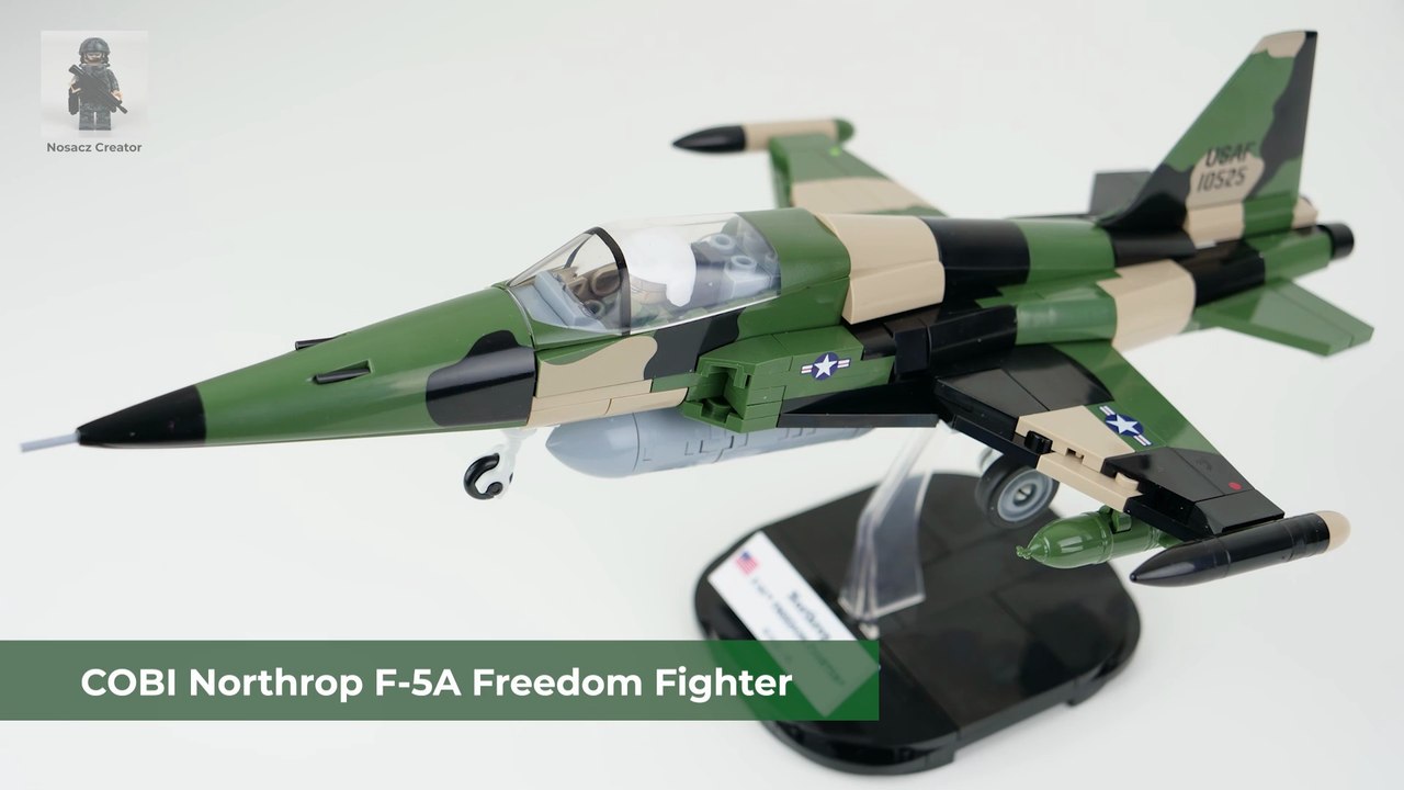 COBI Vietnam War | 2425 --- Northrop F-5A Freedom Fighter --- unboxing and pure build --- part 1