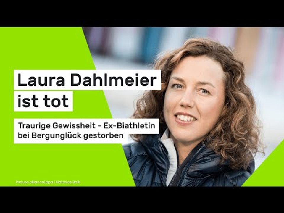 Laura Dahlmeier ist tot - Ex-Biathletin bei Bergunglück gestorben