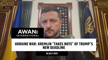 Ukraine war: Kremlin 'takes note' of Trump's new deadline