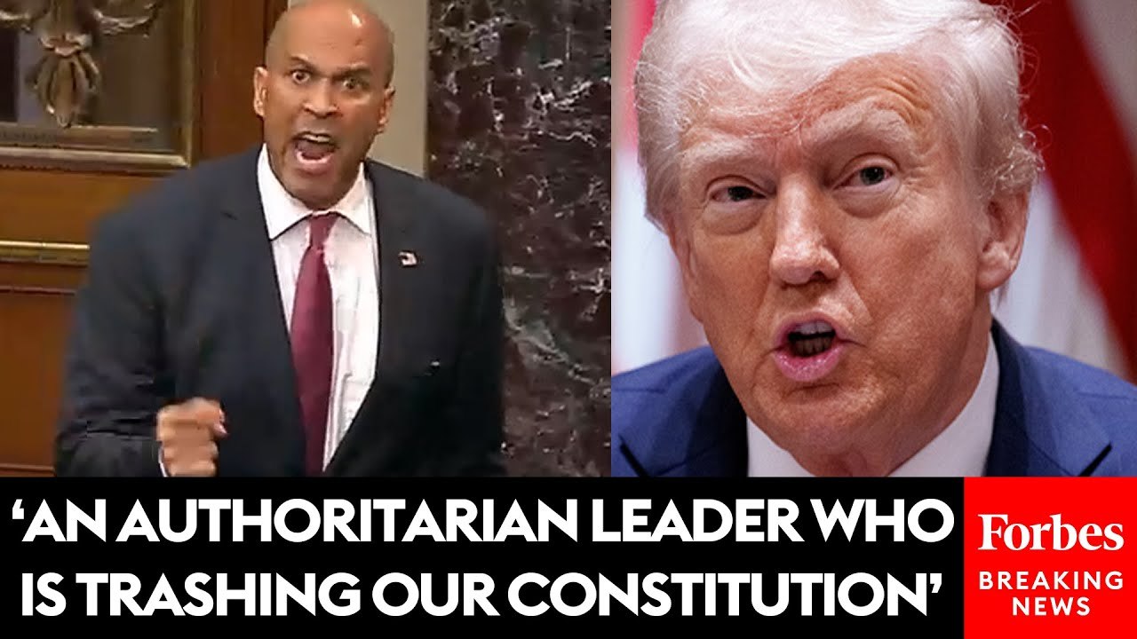 Cory Booker Goes Nuclear On The Senate Floor Over Trump's Withholding Of Federal Funding