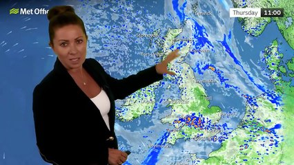 Met Office Thursday morning weather forecast 31/10/2025