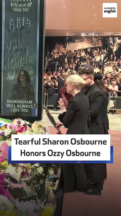Tearful Sharon Osbourne Honors Ozzy Osbourne