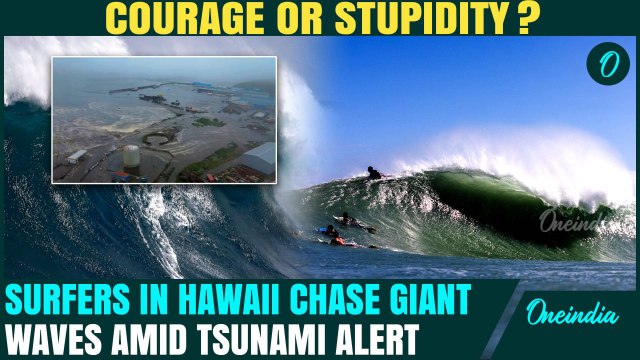TSUNAMI STRIKES HAWAII: Surfers IGNORE Police Warnings as Megaquake Sparks Chaos Across Pacific