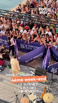 Josas interprète “insuline” sur la scène des Sunset Live des Terrasses #josas #sunsetlive #concert #live